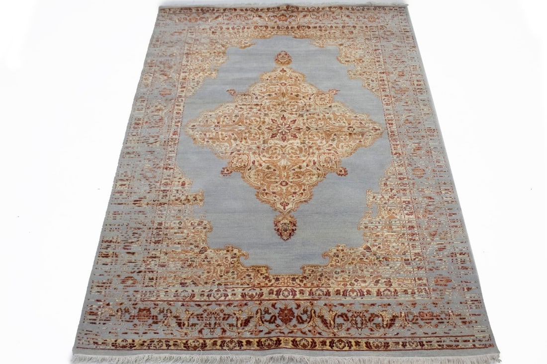 Floral Transitional 6X8 Oriental Rug - 3
