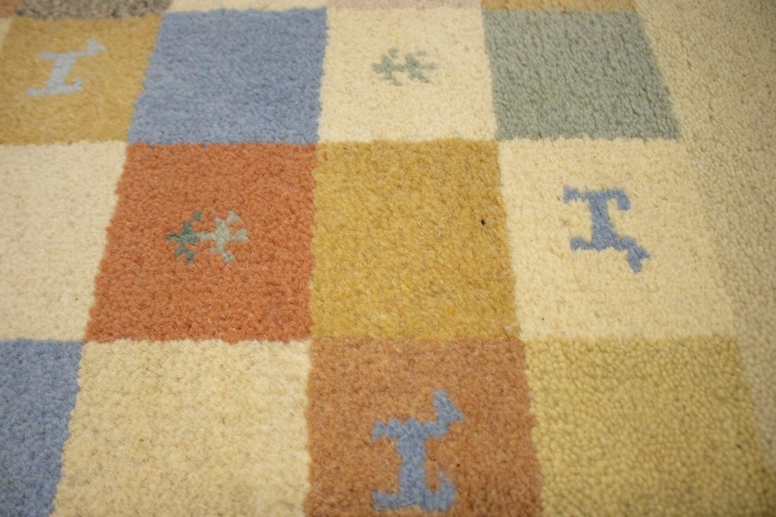 Multicolored Tribal 3X7 Indo-Gabbeh Oriental Runner Rug - 8