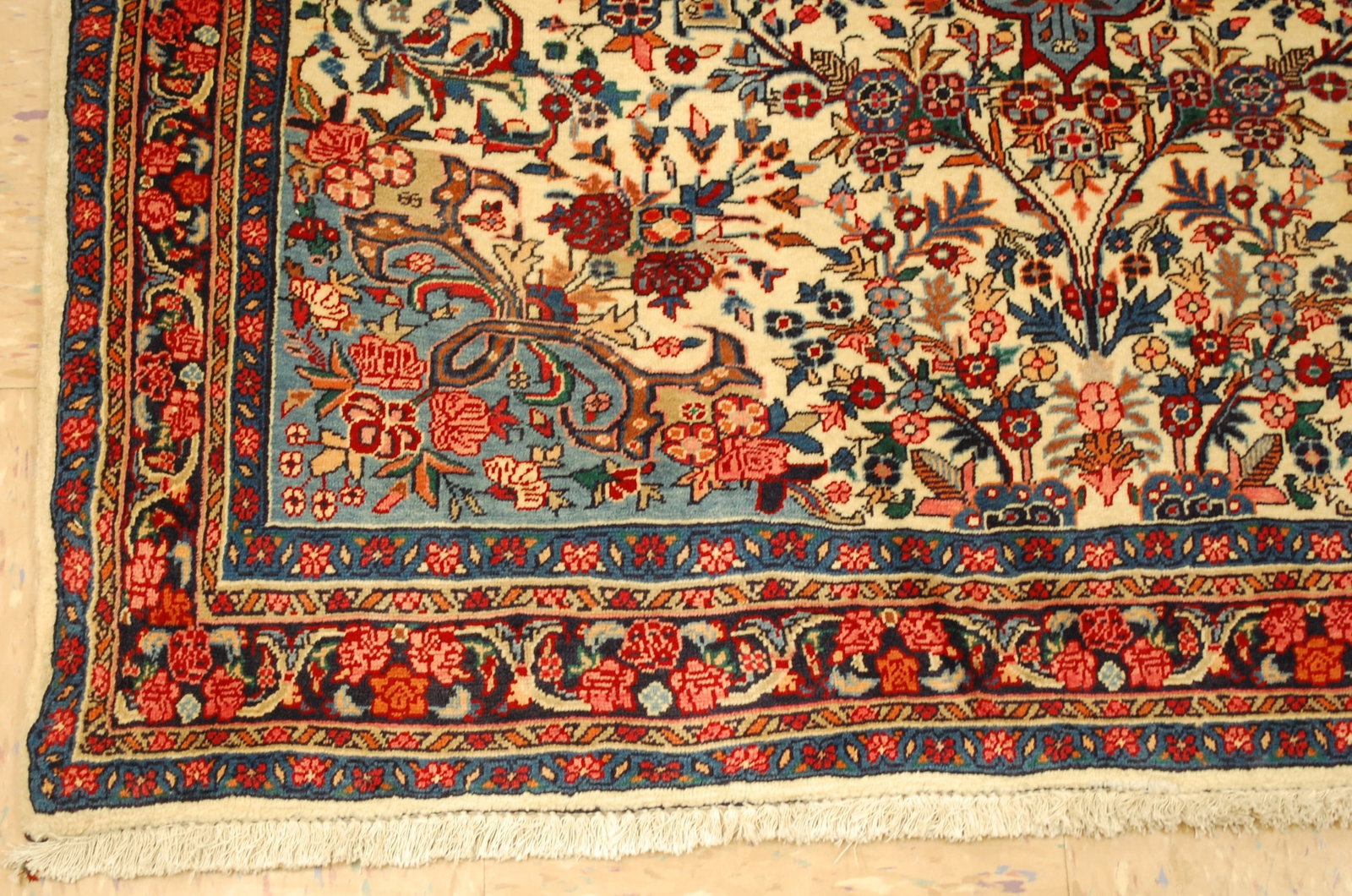 PERSIAN-BIJAR RUG 3'9" x 4'10" - 3