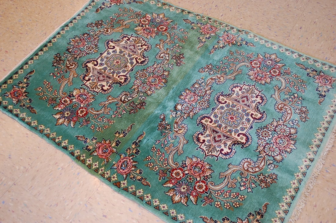 Persian KASHAN RUG 3.5x4.9 - 5