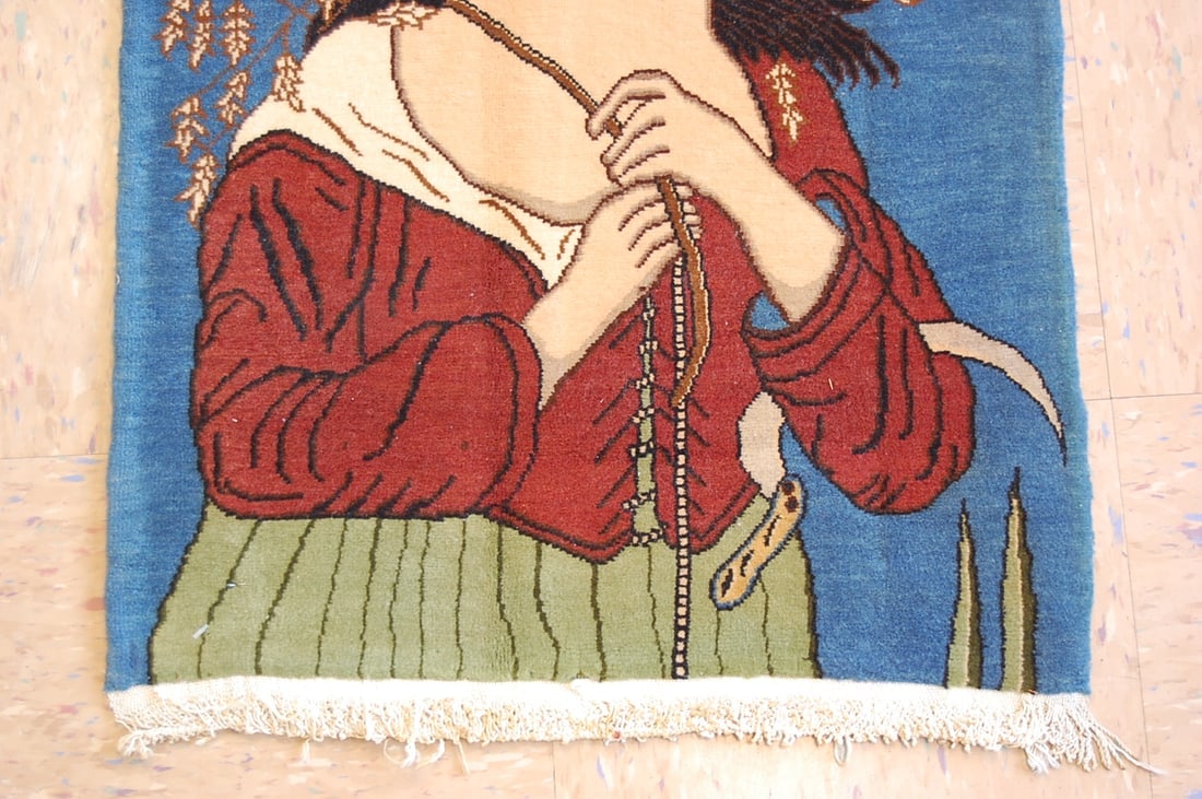 Persian TABRIZ RUG 1'8"X2'2" - 2