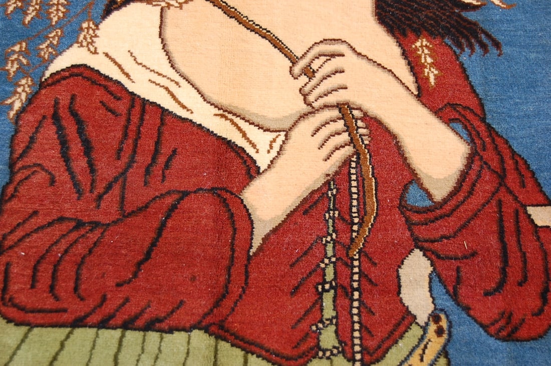 Persian TABRIZ RUG 1'8"X2'2" - 5