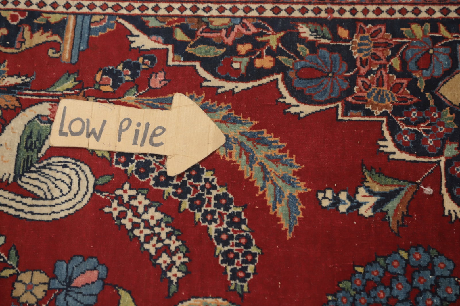 Vegetable Dye Kashan Dabir Persian Rug 5x7 - 11