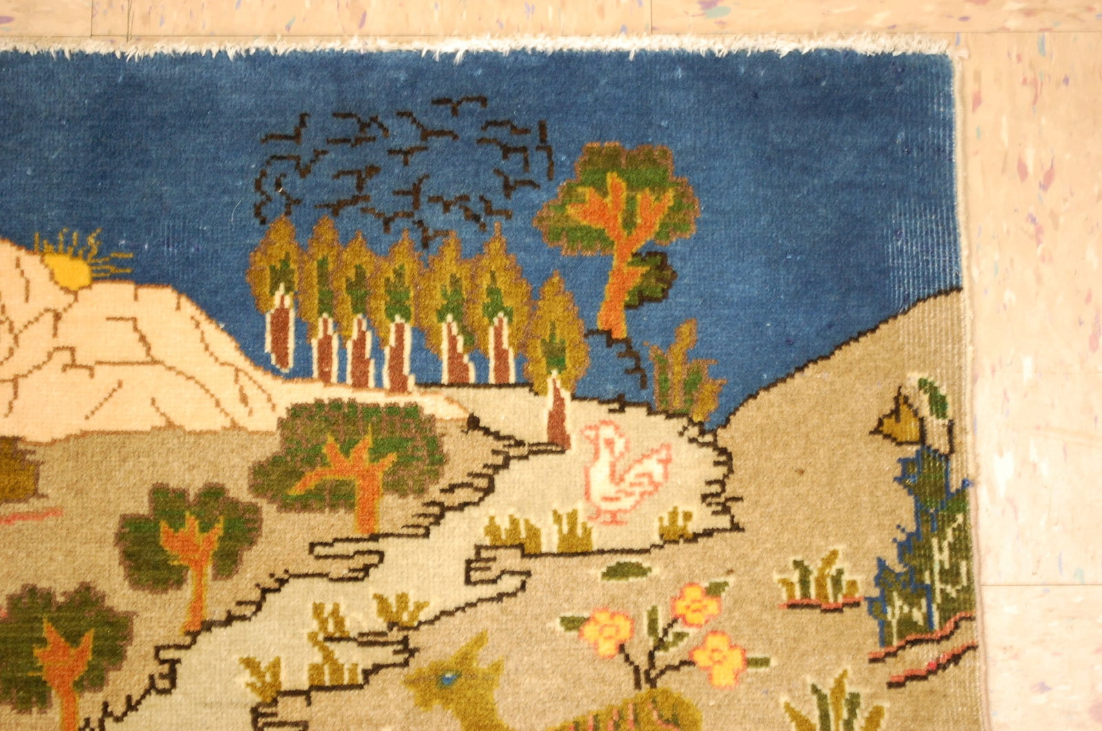 Persian KESHAN RUG 1'10"x3' - 3