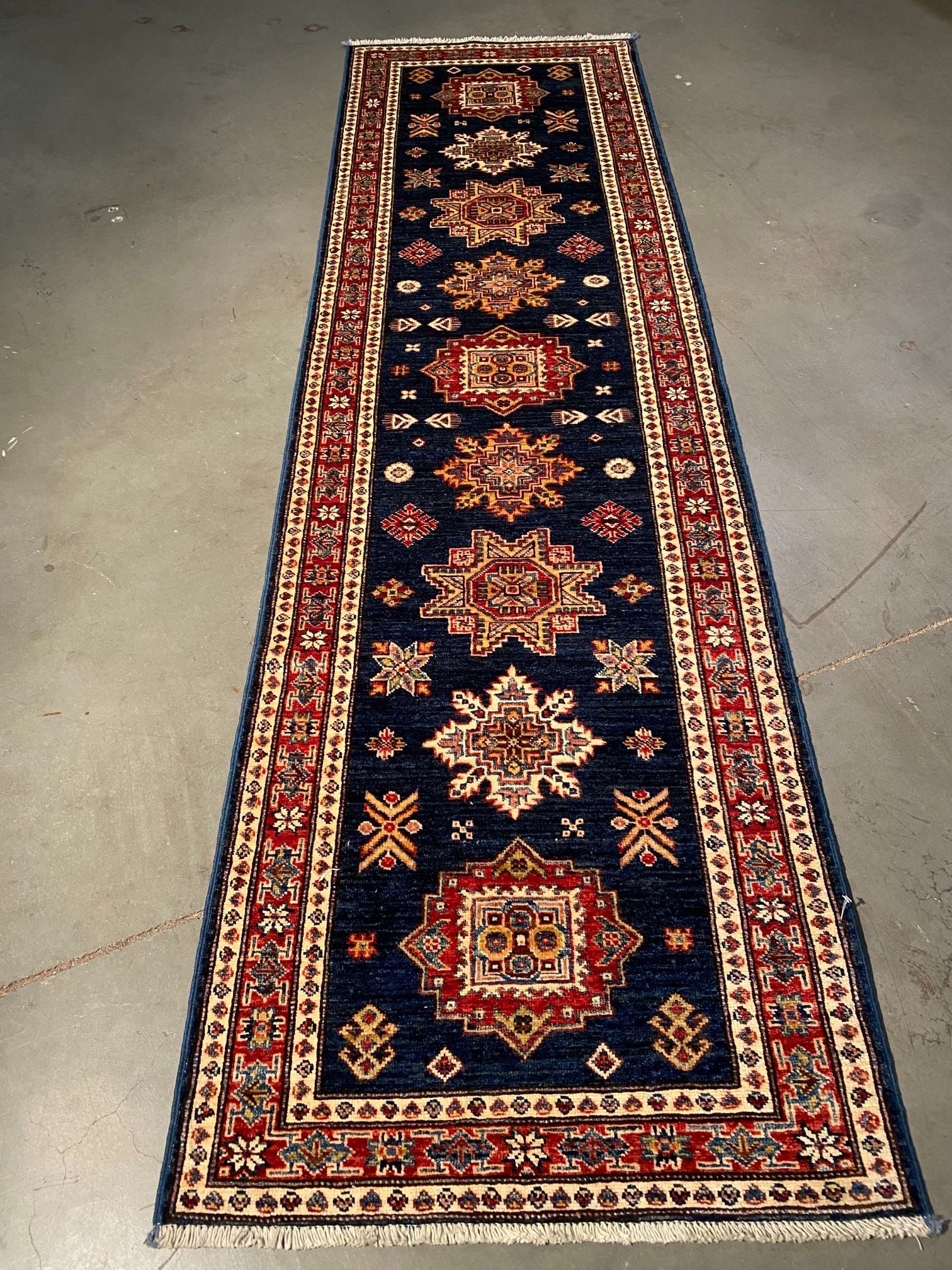 EXQUISITE FINE SUPER KAZAK RUNNER 2.6x8.9 (1 of 7)
