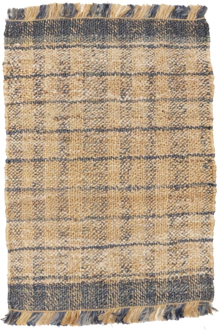Flat-Weave Wool Jute 2X3 Sumak Modern Rug (1 of 7)