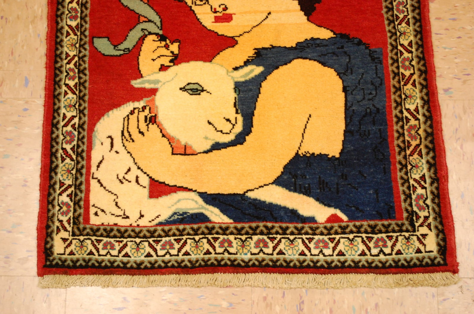 Persian TABRIZ RUG 1'3"X2'4" - 2