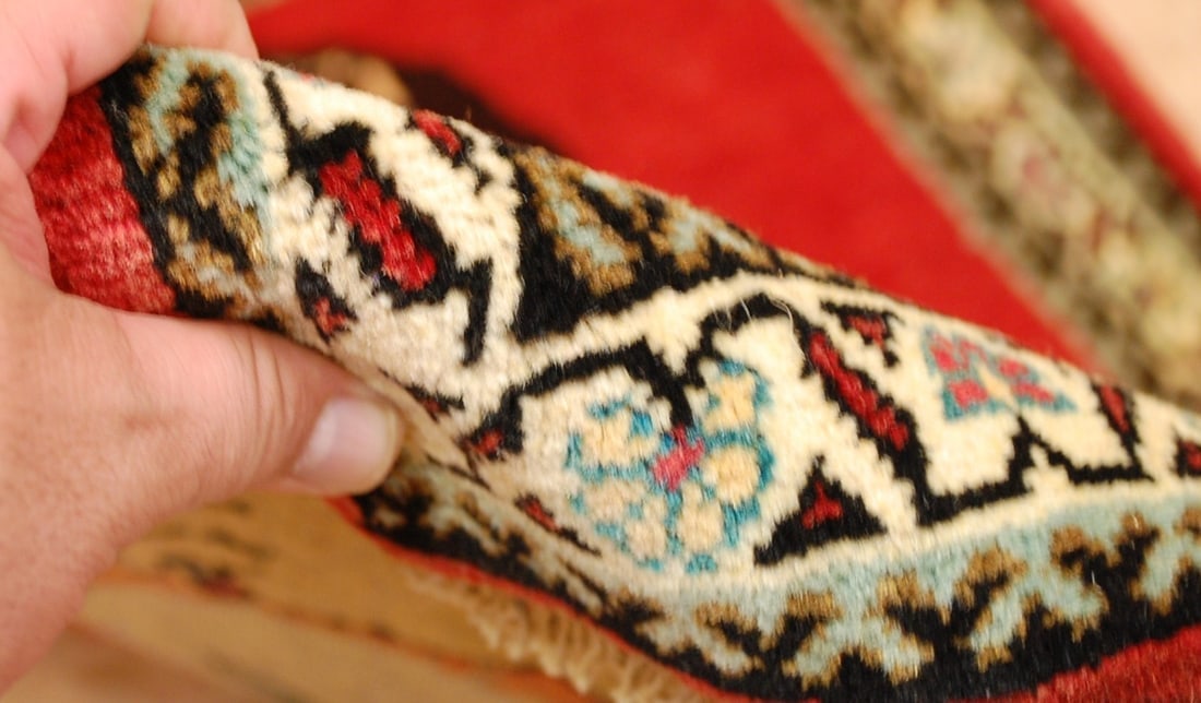 Persian TABRIZ RUG 1'3"X2'4" - 4