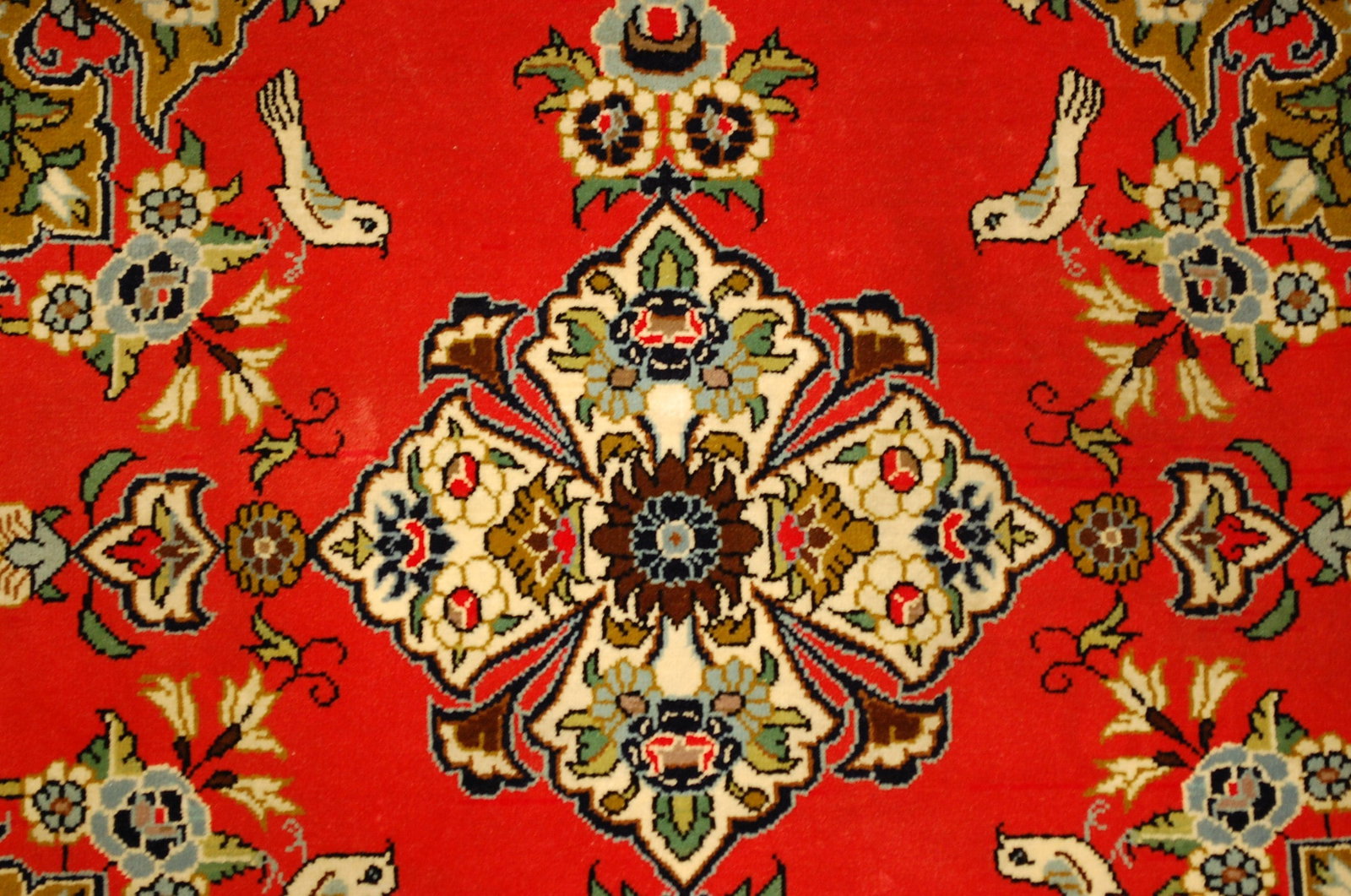 Persian KASHAN RUG 2'1" X 2'9" - 4