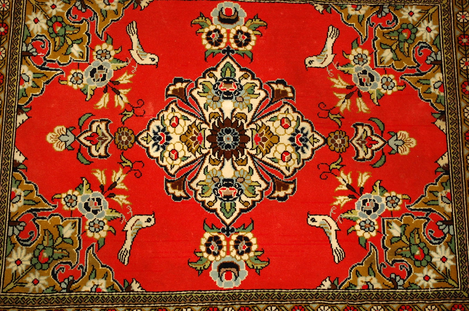 Persian KASHAN RUG 2'1" X 2'9" - 7