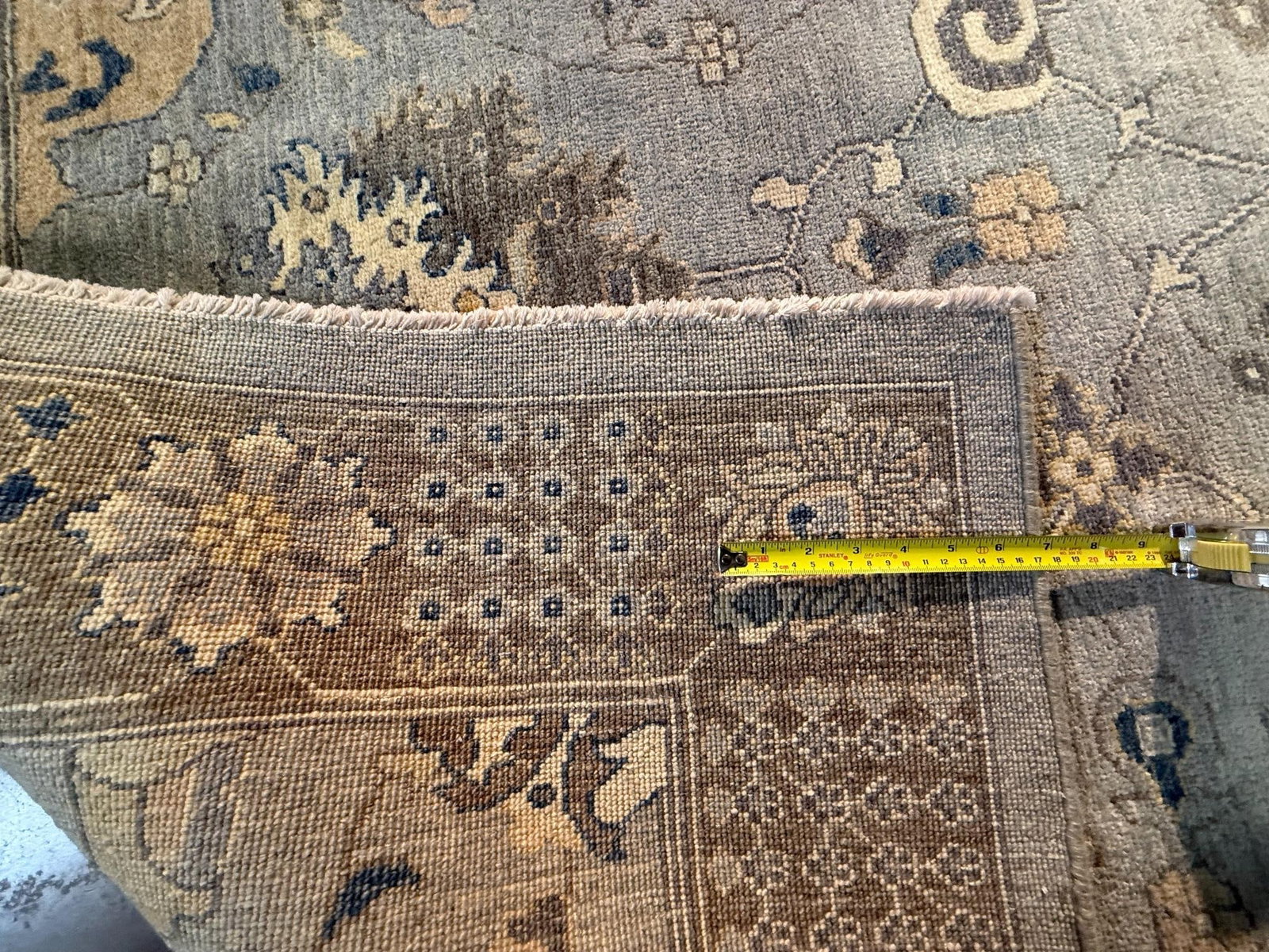 Exquisite Fine Oushak Design Rug 9.1x11.7 - 12