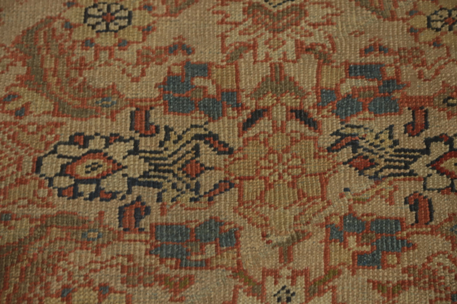 Pre-1900 Masterpiece Sultanabad Vegetable Dye Large Rug 11x12 - 10