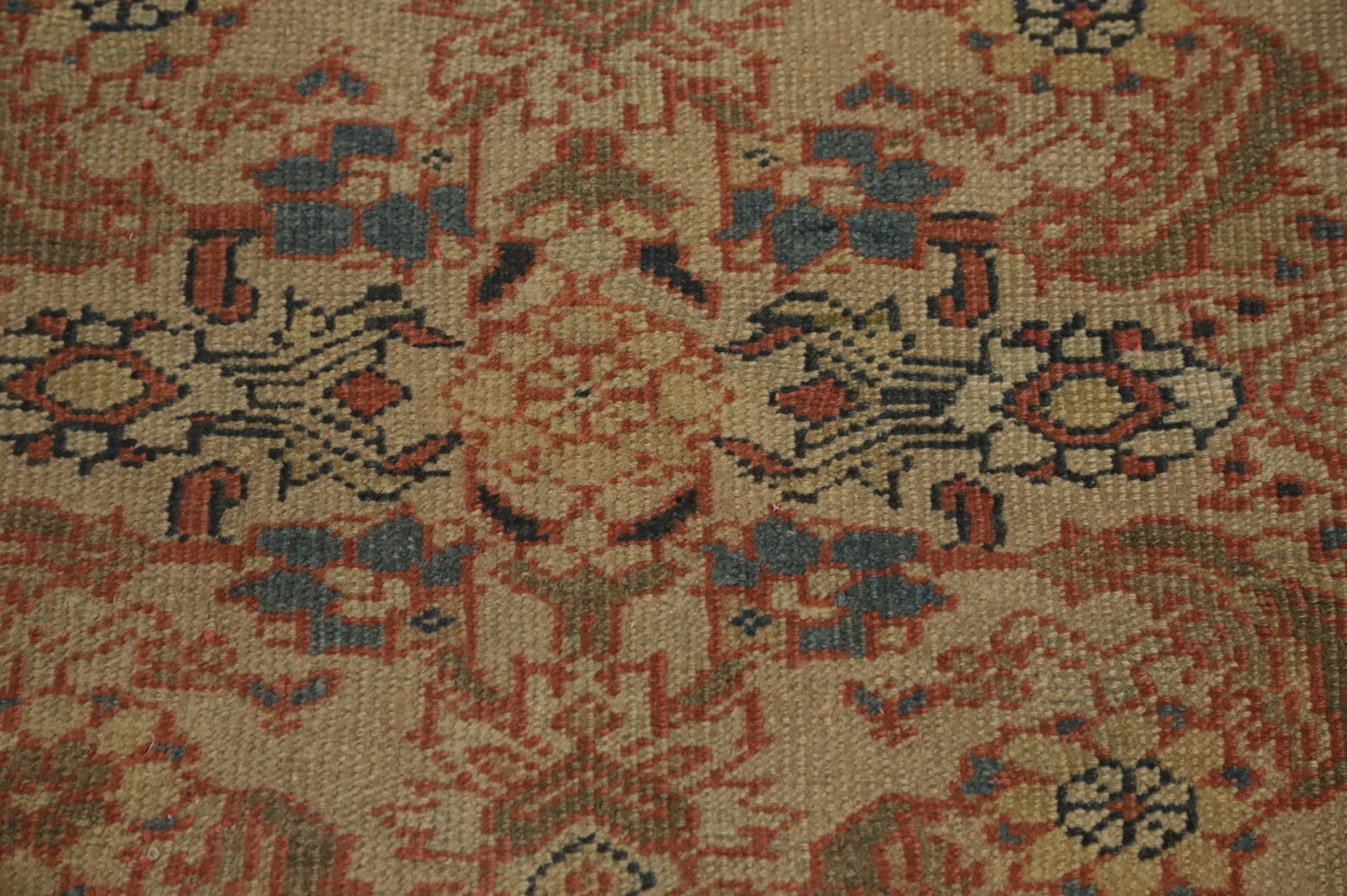 Pre-1900 Masterpiece Sultanabad Vegetable Dye Large Rug 11x12 - 8