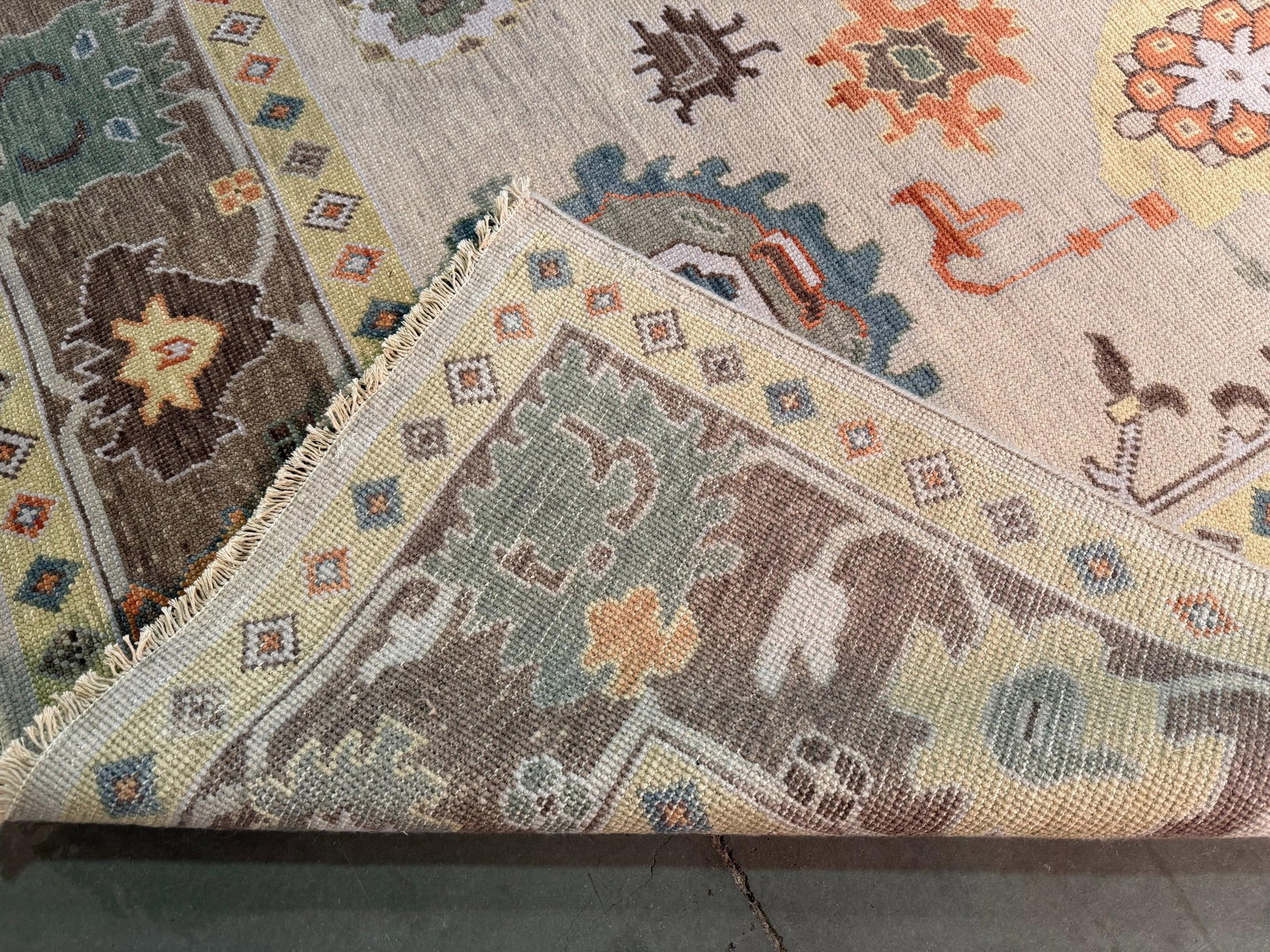Fabulous Oushak Design Rug 9x12 - 10