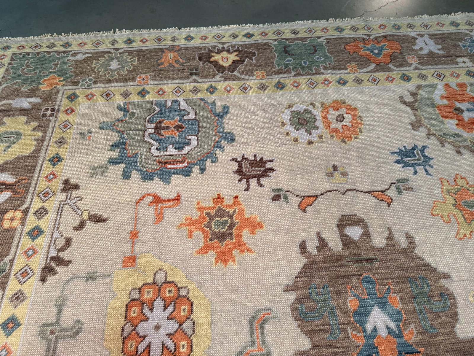 Fabulous Oushak Design Rug 9x12 - 6