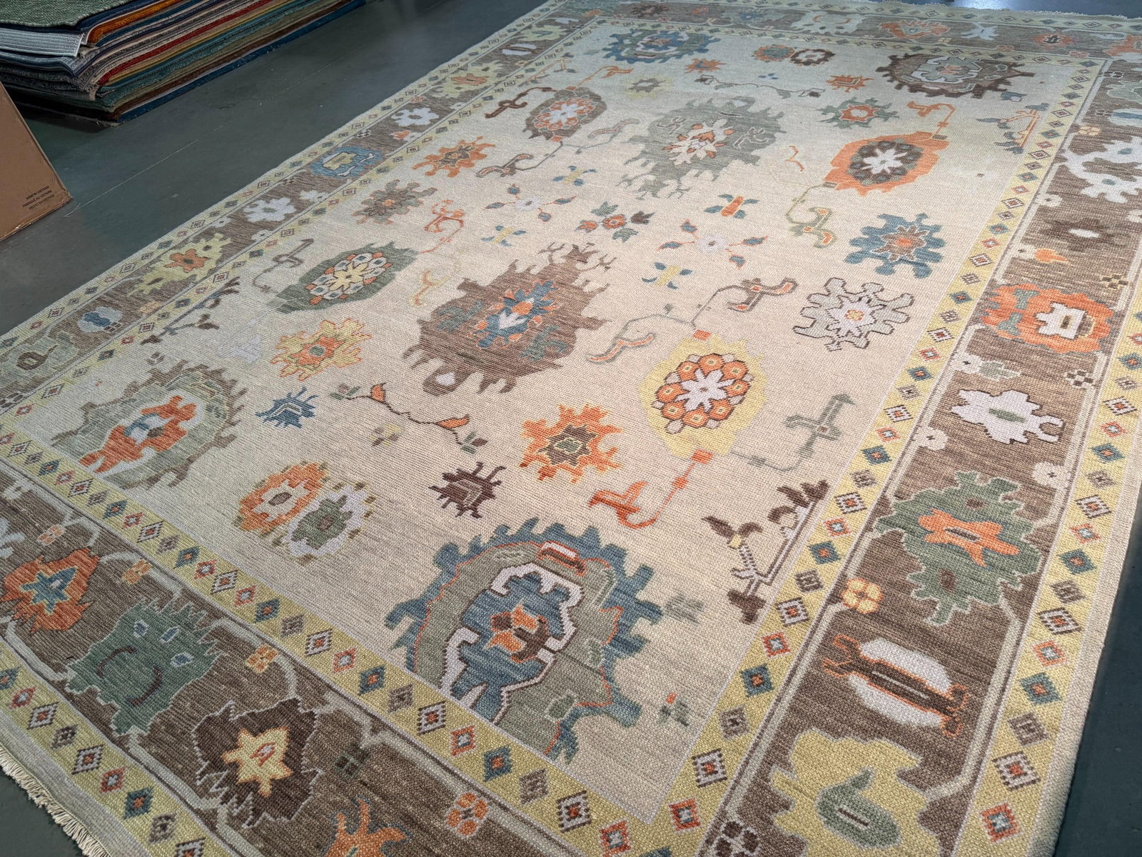 Fabulous Oushak Design Rug 9x12 - 8