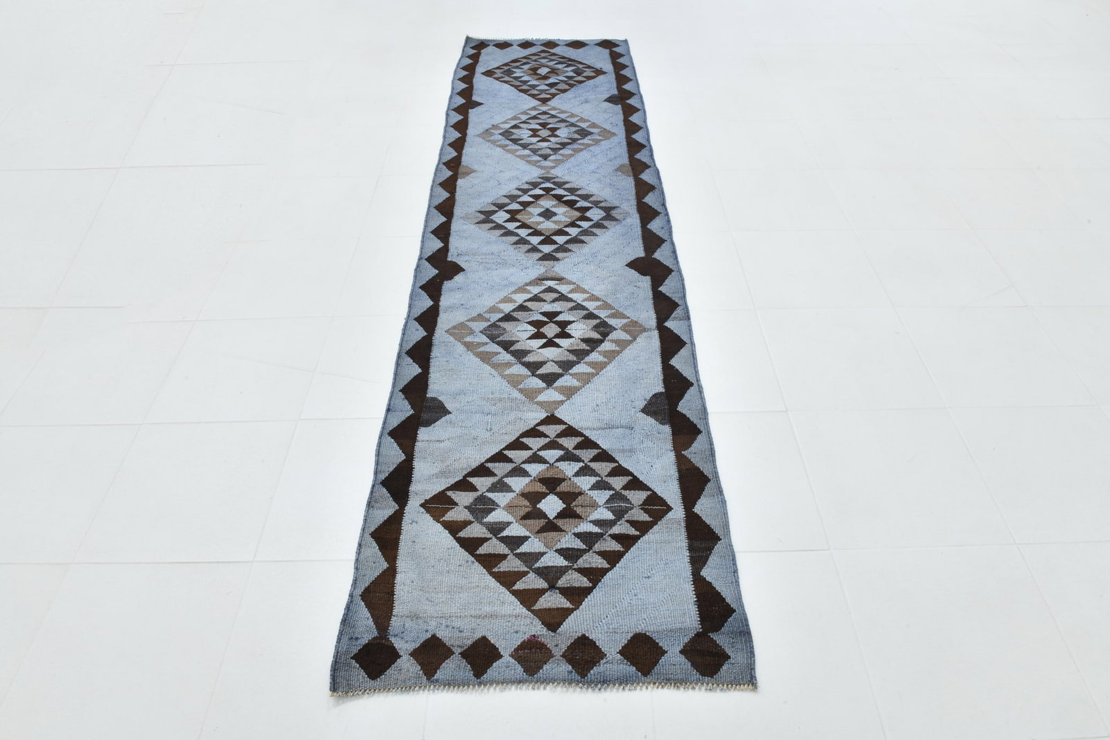 2'7'' x 10'4'' Turkish Handmade Kilim Rug - 34438 - 17