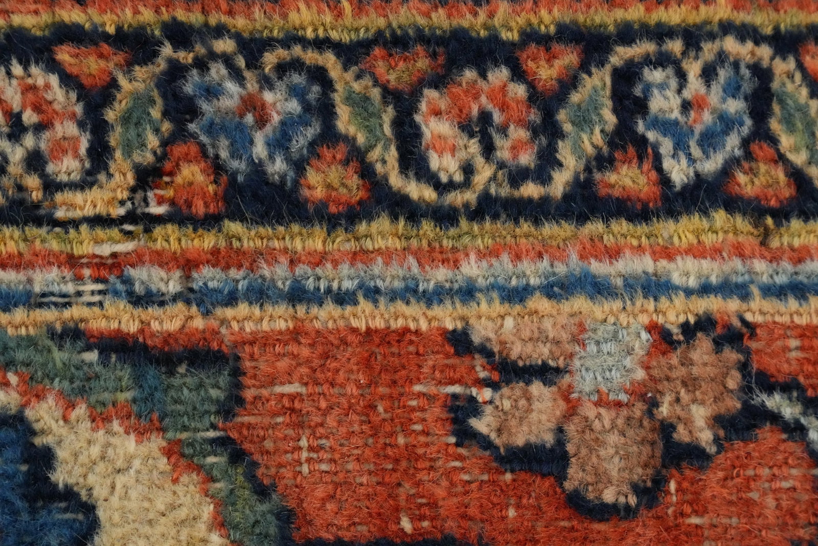 Pre-1900 Vegetable Dye Dorokhsh Persian Area Rug 7x10 - 10