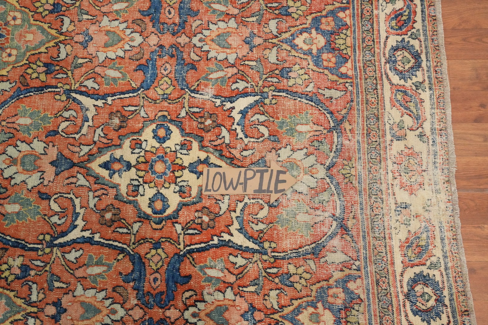 Pre-1900 Vegetable Dye Dorokhsh Persian Area Rug 7x10 - 12