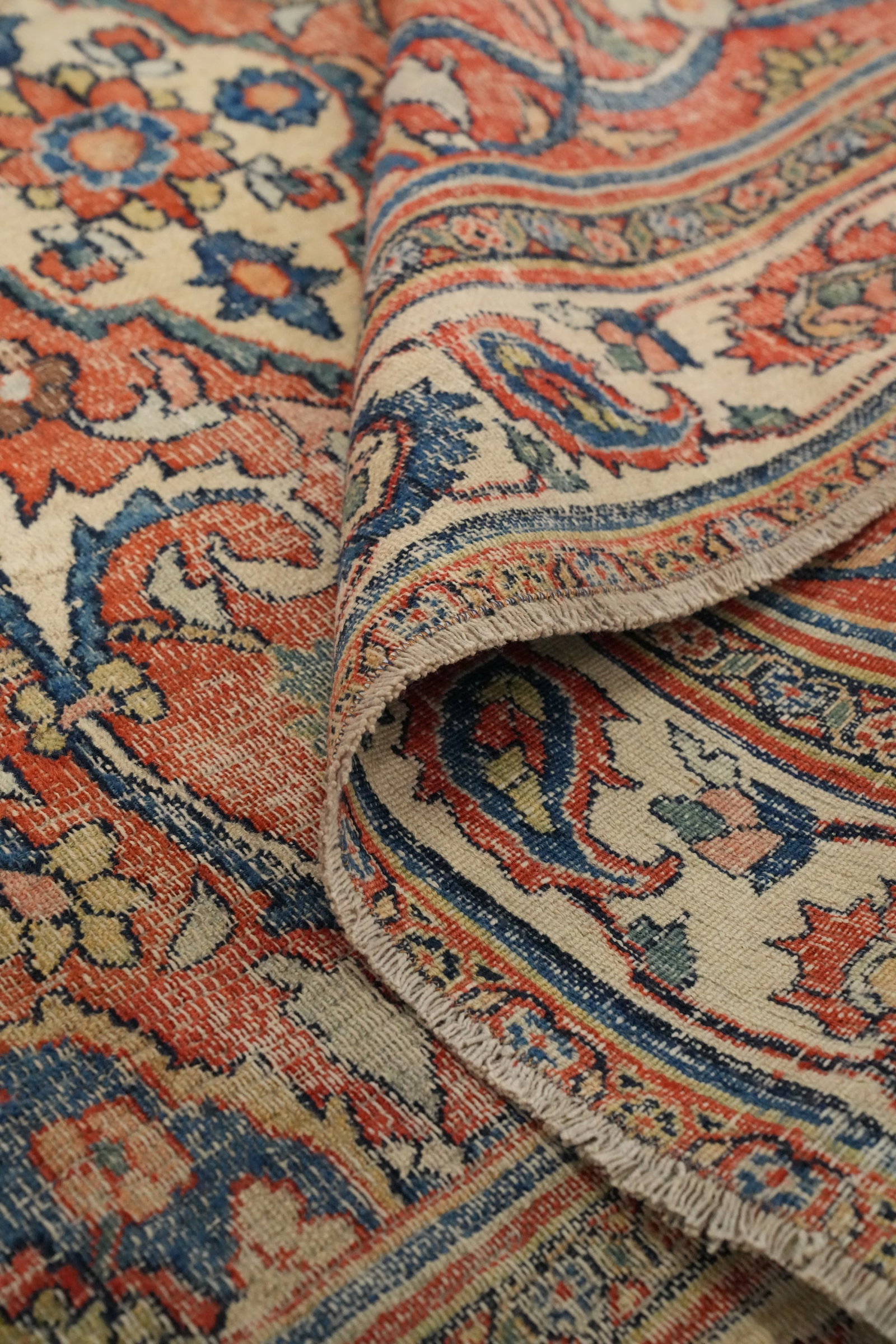 Pre-1900 Vegetable Dye Dorokhsh Persian Area Rug 7x10 - 14