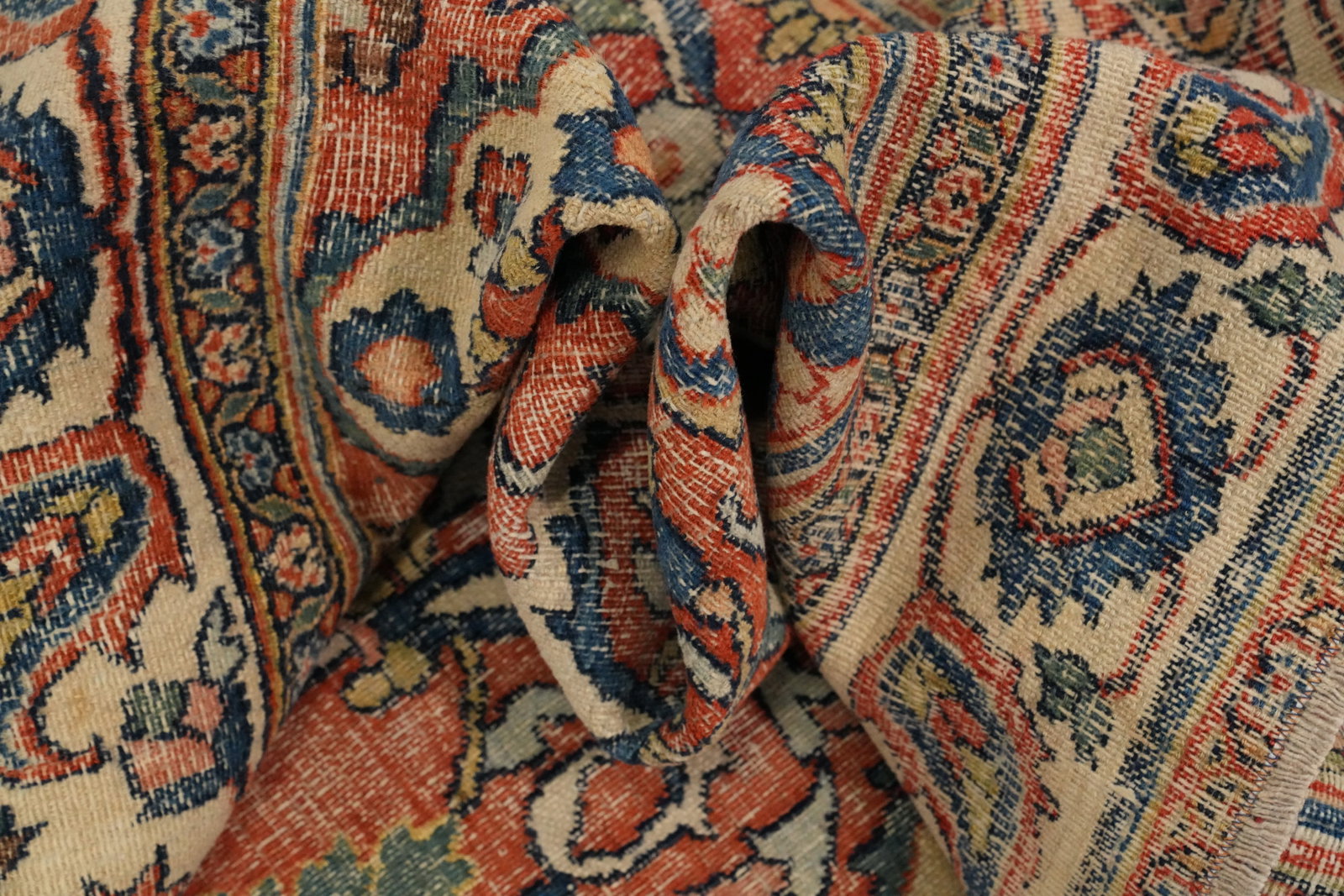 Pre-1900 Vegetable Dye Dorokhsh Persian Area Rug 7x10 - 15