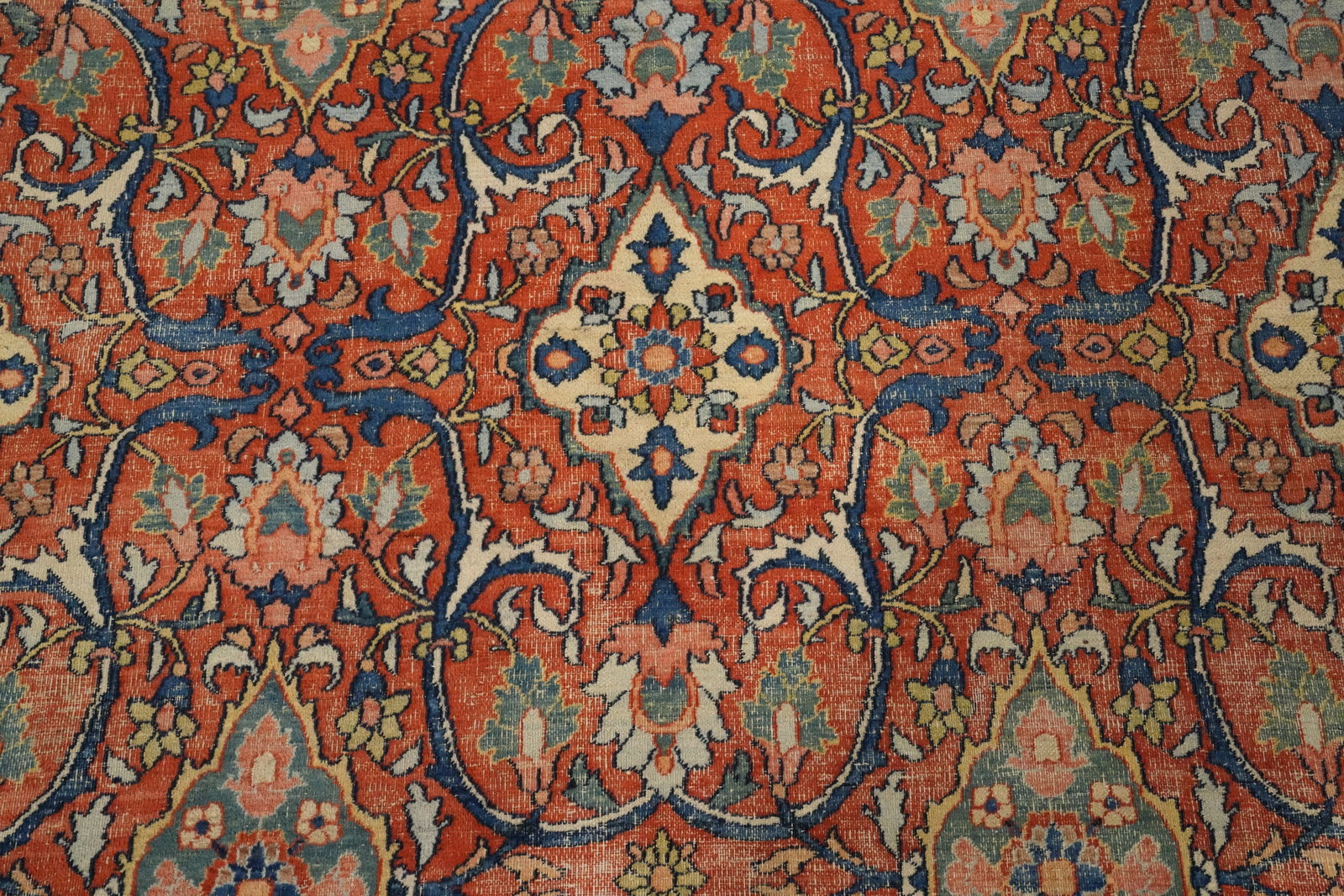 Pre-1900 Vegetable Dye Dorokhsh Persian Area Rug 7x10 - 5