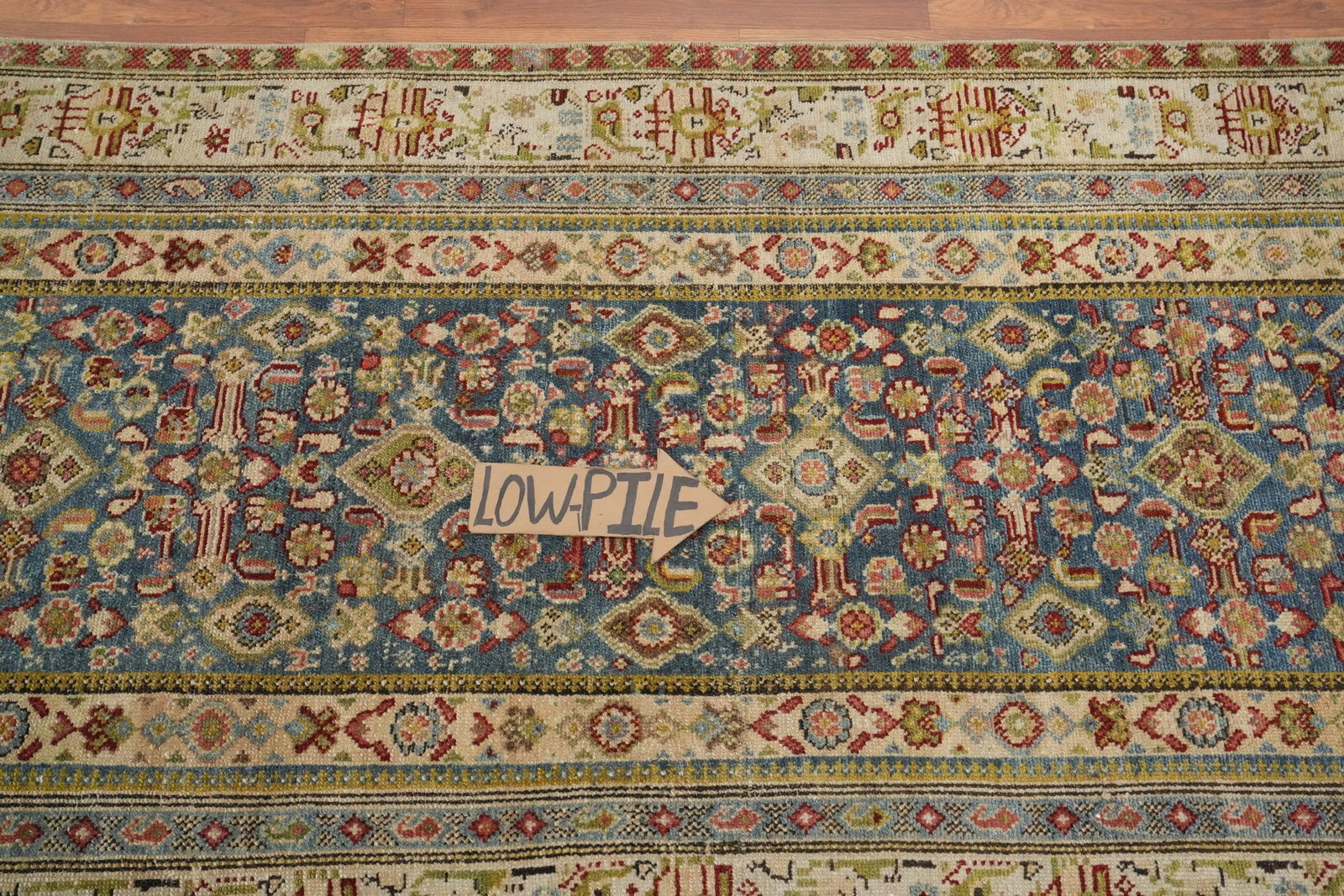 Pre-1900 Vegetable Dye Malayer Persian Runner Rug 3x16 - 12