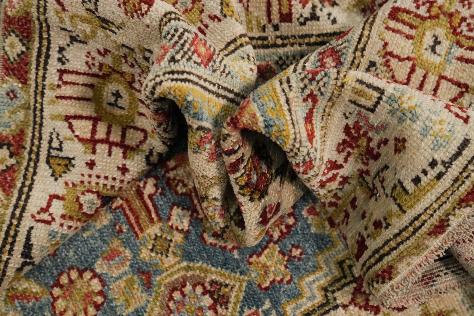 Pre-1900 Vegetable Dye Malayer Persian Runner Rug 3x16 - 15