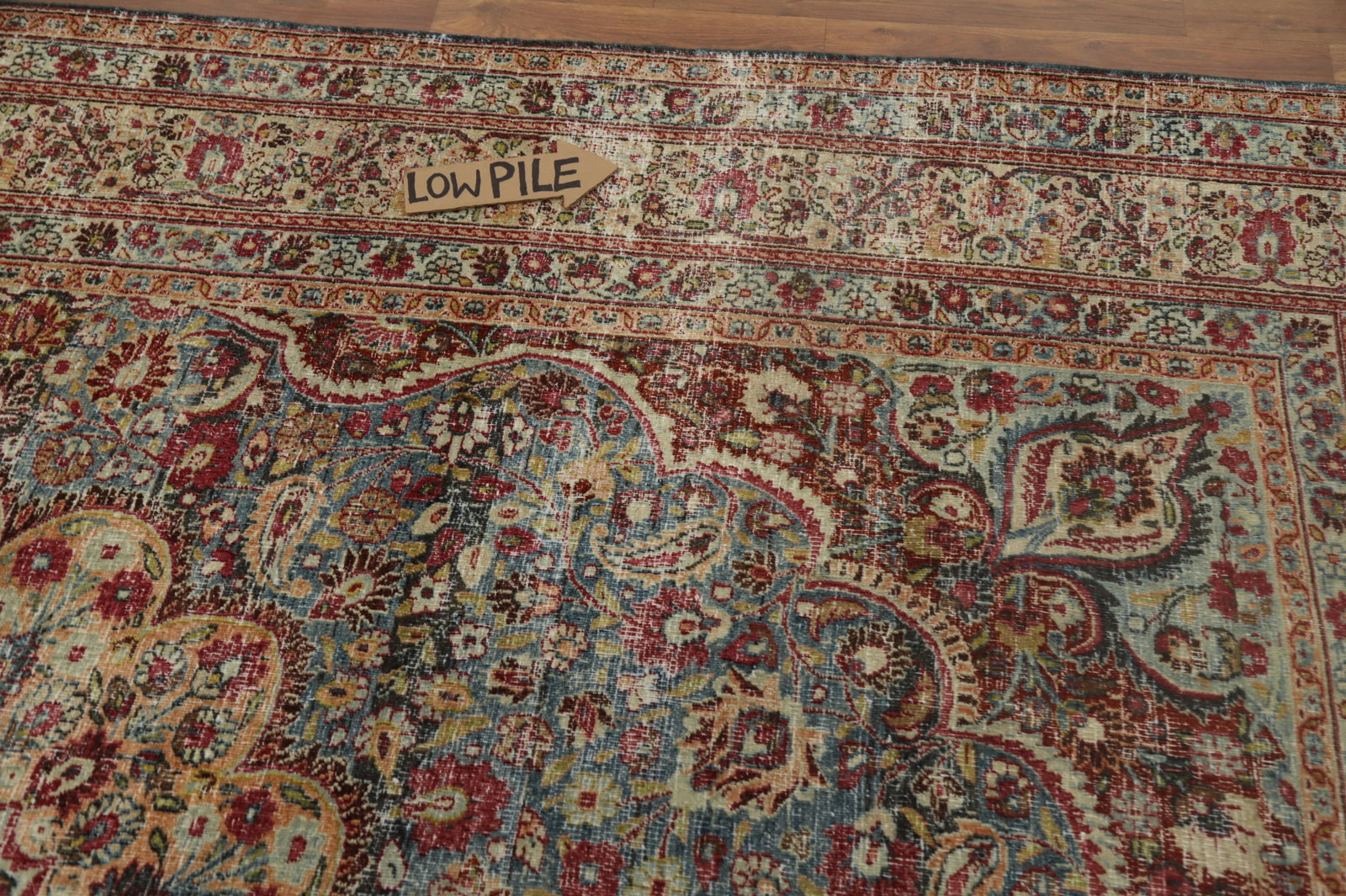 Pre-1900 Vegetable Dye Dorokhsh Persian Area Rug 7x10 - 12