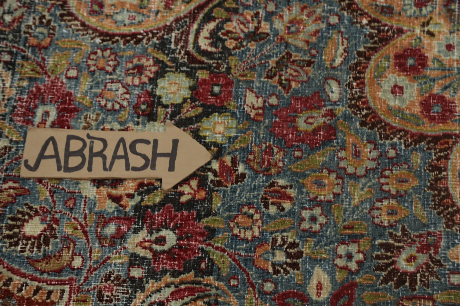 Pre-1900 Vegetable Dye Dorokhsh Persian Area Rug 7x10 - 13