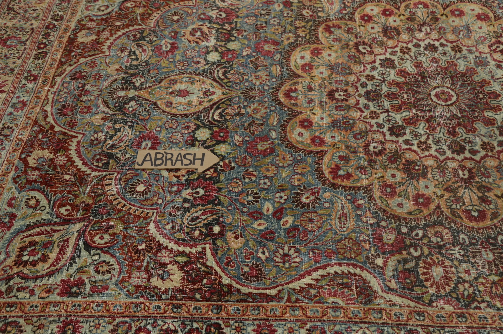 Pre-1900 Vegetable Dye Dorokhsh Persian Area Rug 7x10 - 14
