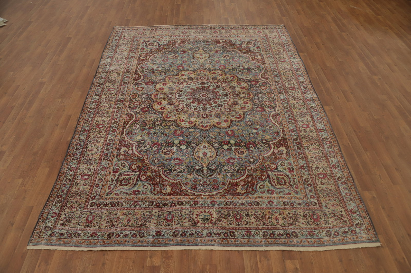 Pre-1900 Vegetable Dye Dorokhsh Persian Area Rug 7x10 - 2