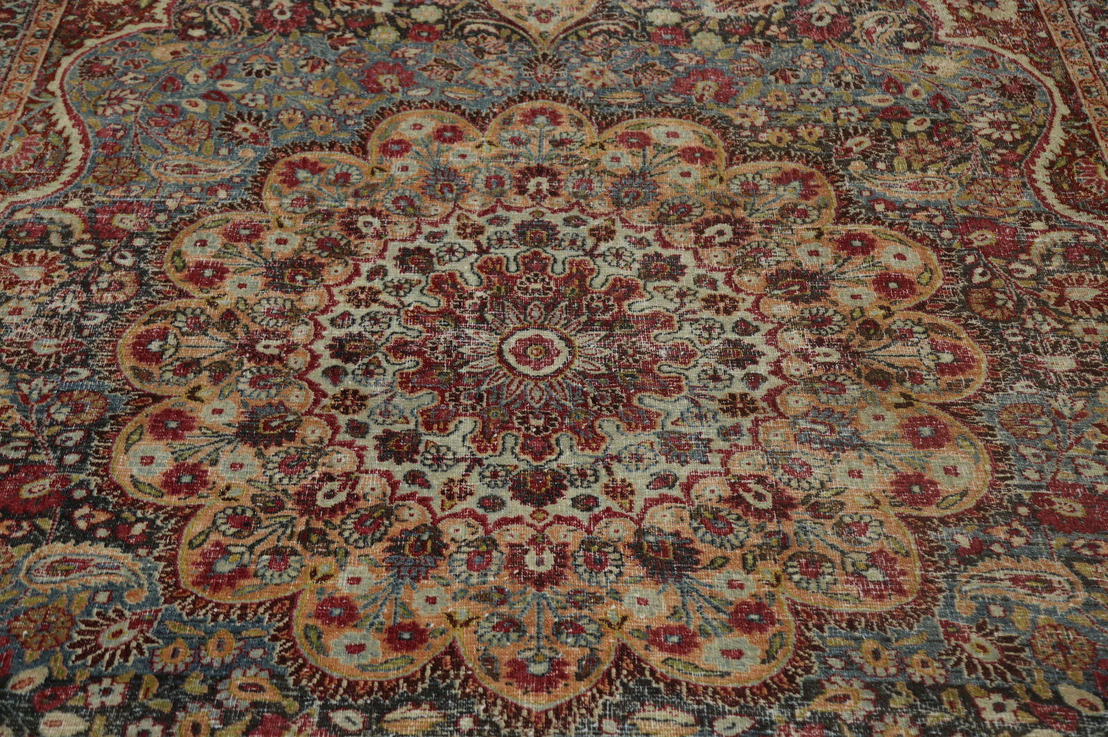 Pre-1900 Vegetable Dye Dorokhsh Persian Area Rug 7x10 - 5