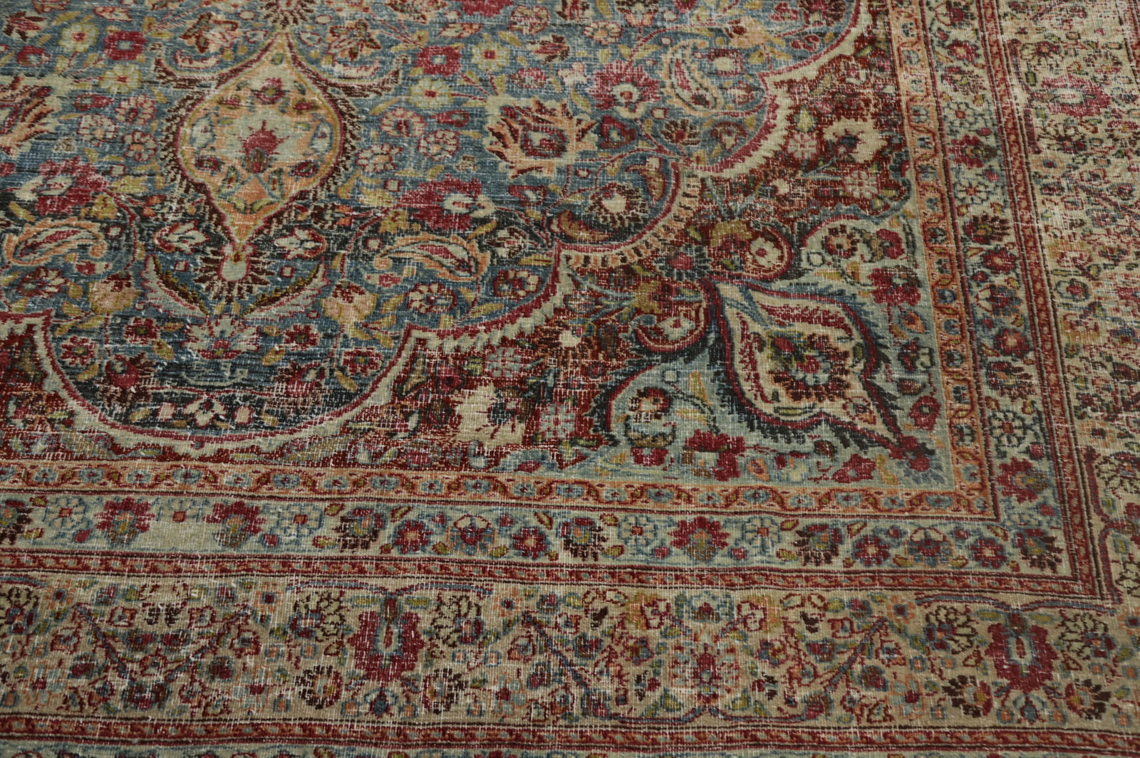 Pre-1900 Vegetable Dye Dorokhsh Persian Area Rug 7x10 - 6