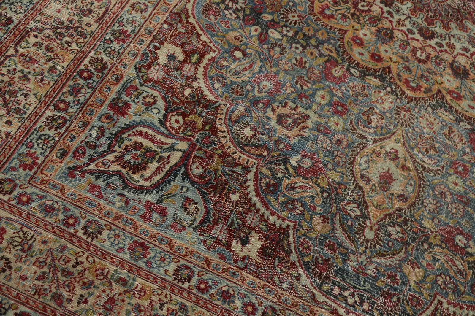 Pre-1900 Vegetable Dye Dorokhsh Persian Area Rug 7x10 - 7