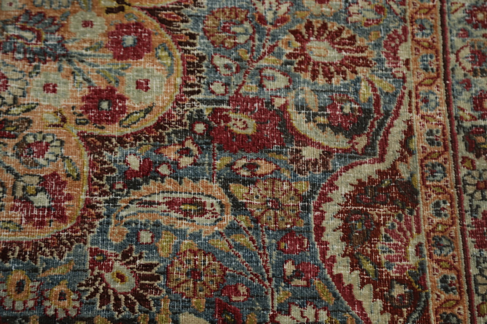 Pre-1900 Vegetable Dye Dorokhsh Persian Area Rug 7x10 - 8