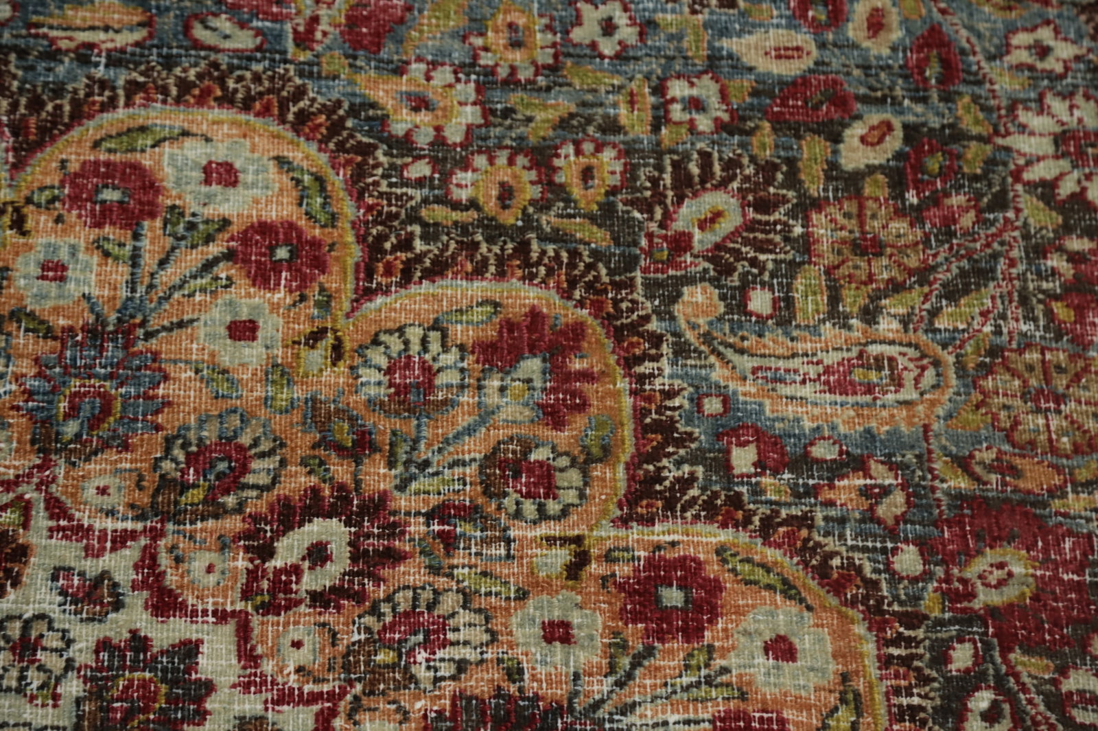 Pre-1900 Vegetable Dye Dorokhsh Persian Area Rug 7x10 - 9