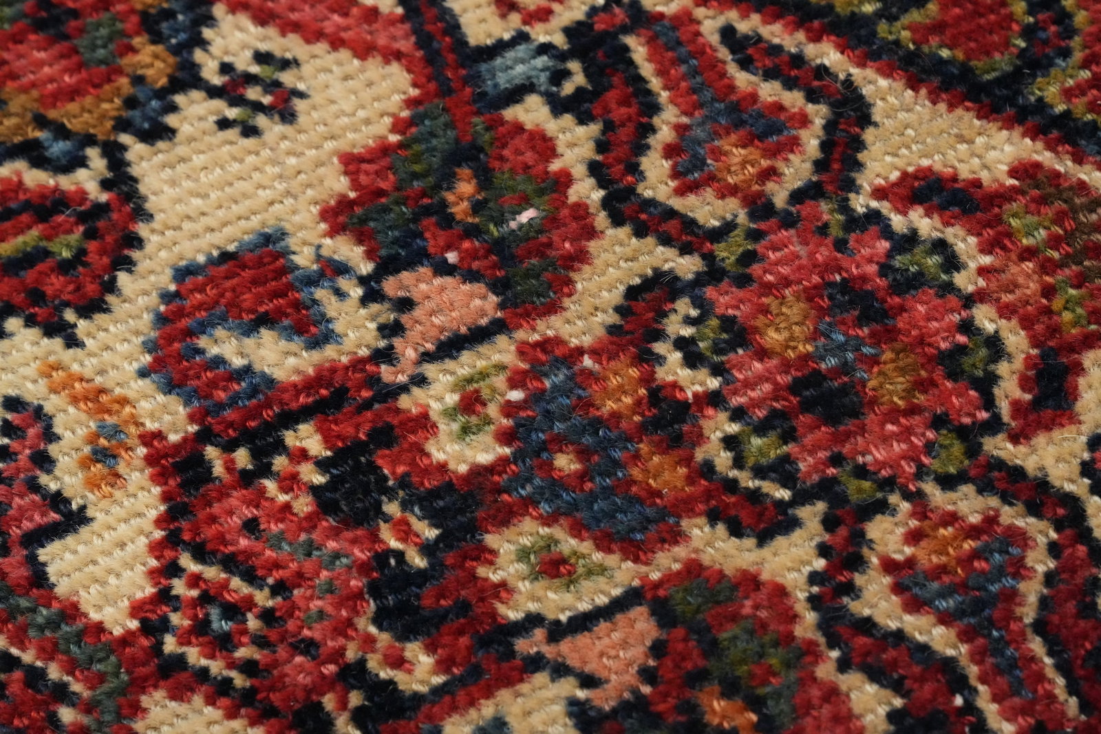Pre-1900 Vegetable Dye Sultanabad Persian Large Rug 10x14 - 10