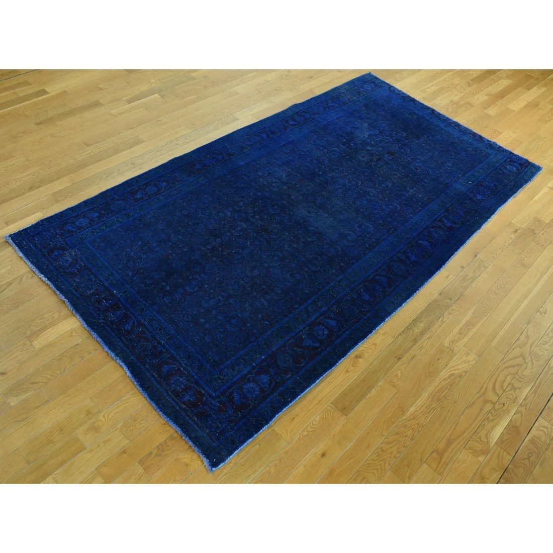 Space Cadet, Hand Knotted, Worn Wool, Persian Musel Design Runner Rug - 2