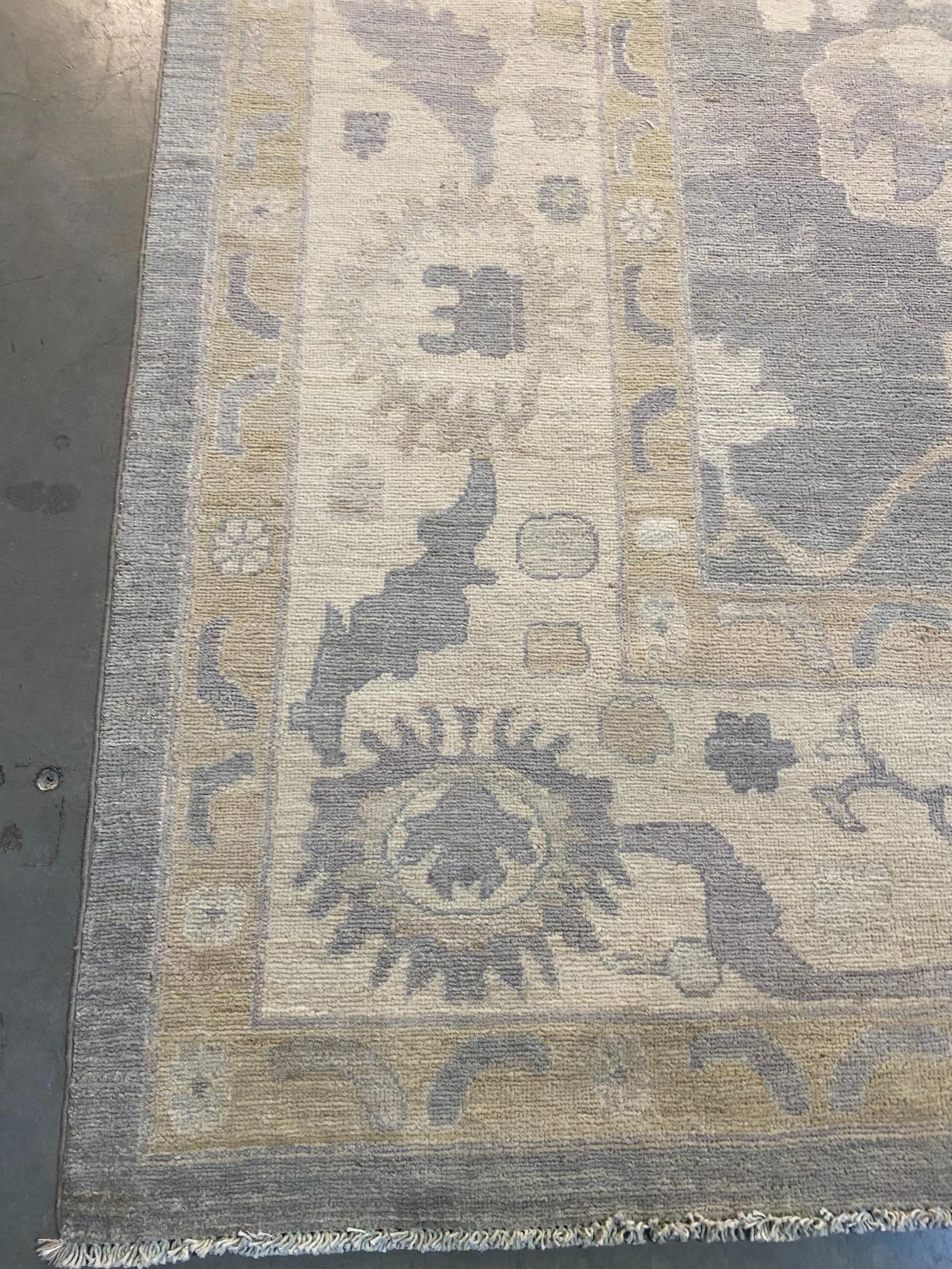 Magnificent Oushak Rug 9.1x12' - 5