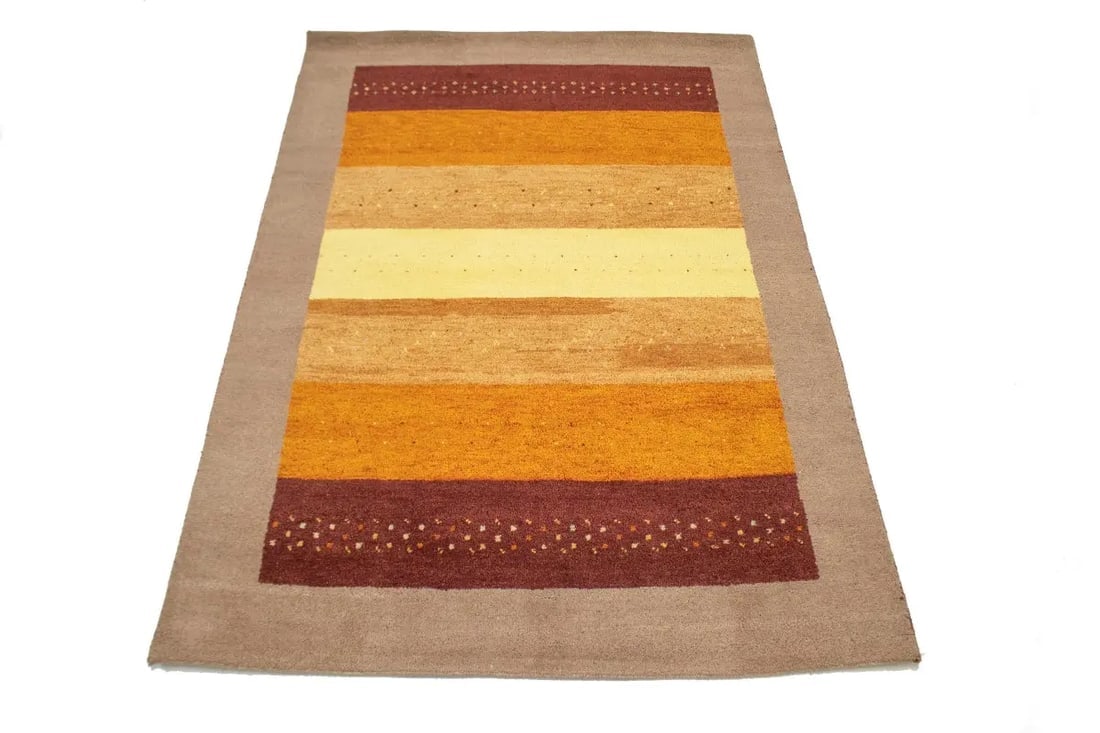 Multicolored Tribal 6X8 Indo-Gabbeh Oriental Rug - 3