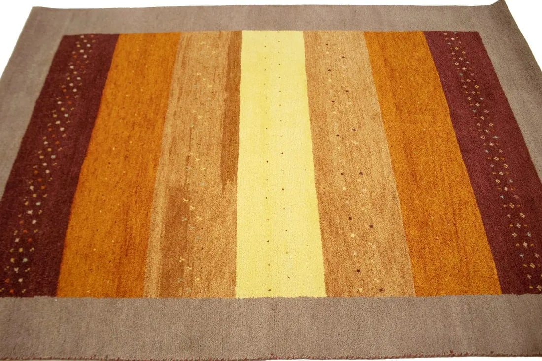 Multicolored Tribal 6X8 Indo-Gabbeh Oriental Rug - 6