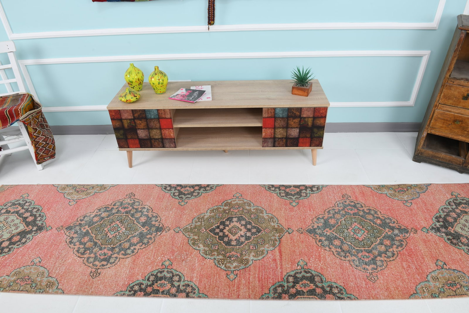 2'8'' x 10'10'' Turkish Handmade Kilim Rug - 19956 - 3