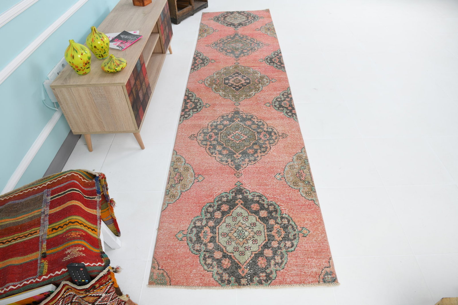 2'8'' x 10'10'' Turkish Handmade Kilim Rug - 19956 - 4