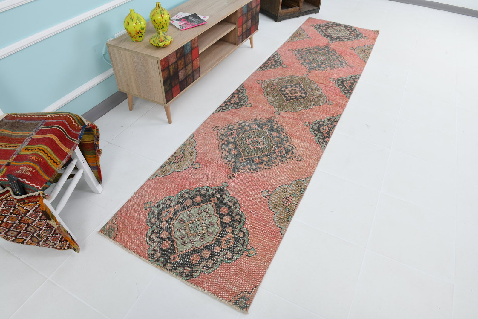 2'8'' x 10'10'' Turkish Handmade Kilim Rug - 19956 - 5