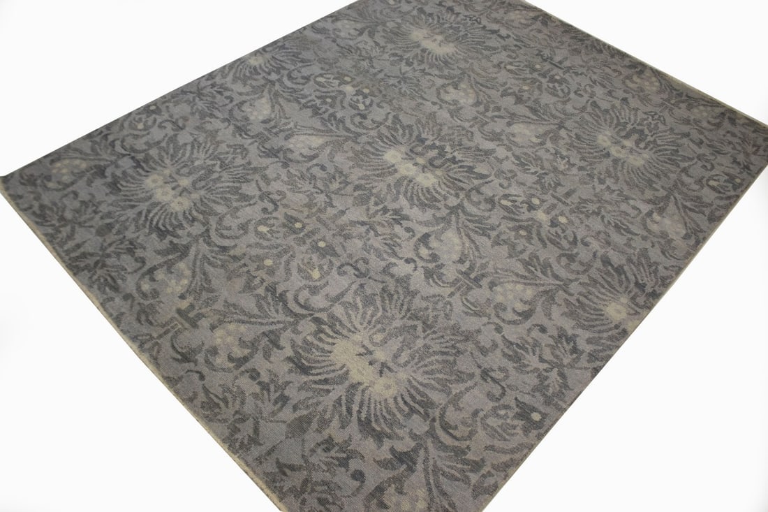 Brownish Gray Transitional 8X10 Modern Oriental Rug - 5