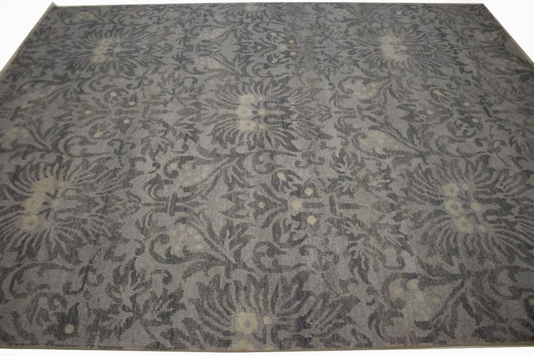 Brownish Gray Transitional 8X10 Modern Oriental Rug - 6
