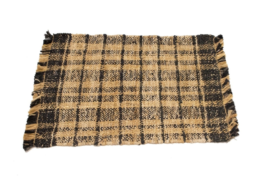 Flat-Weave Wool Jute 2X3 Sumak Modern Rug - 4