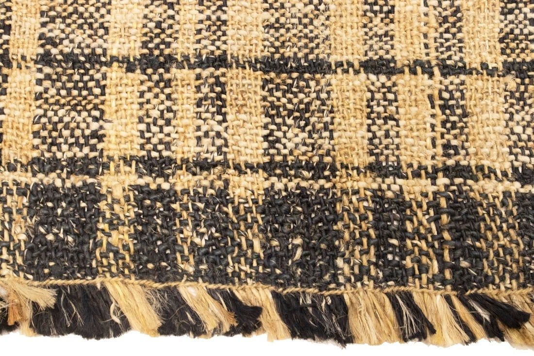 Flat-Weave Wool Jute 2X3 Sumak Modern Rug - 7