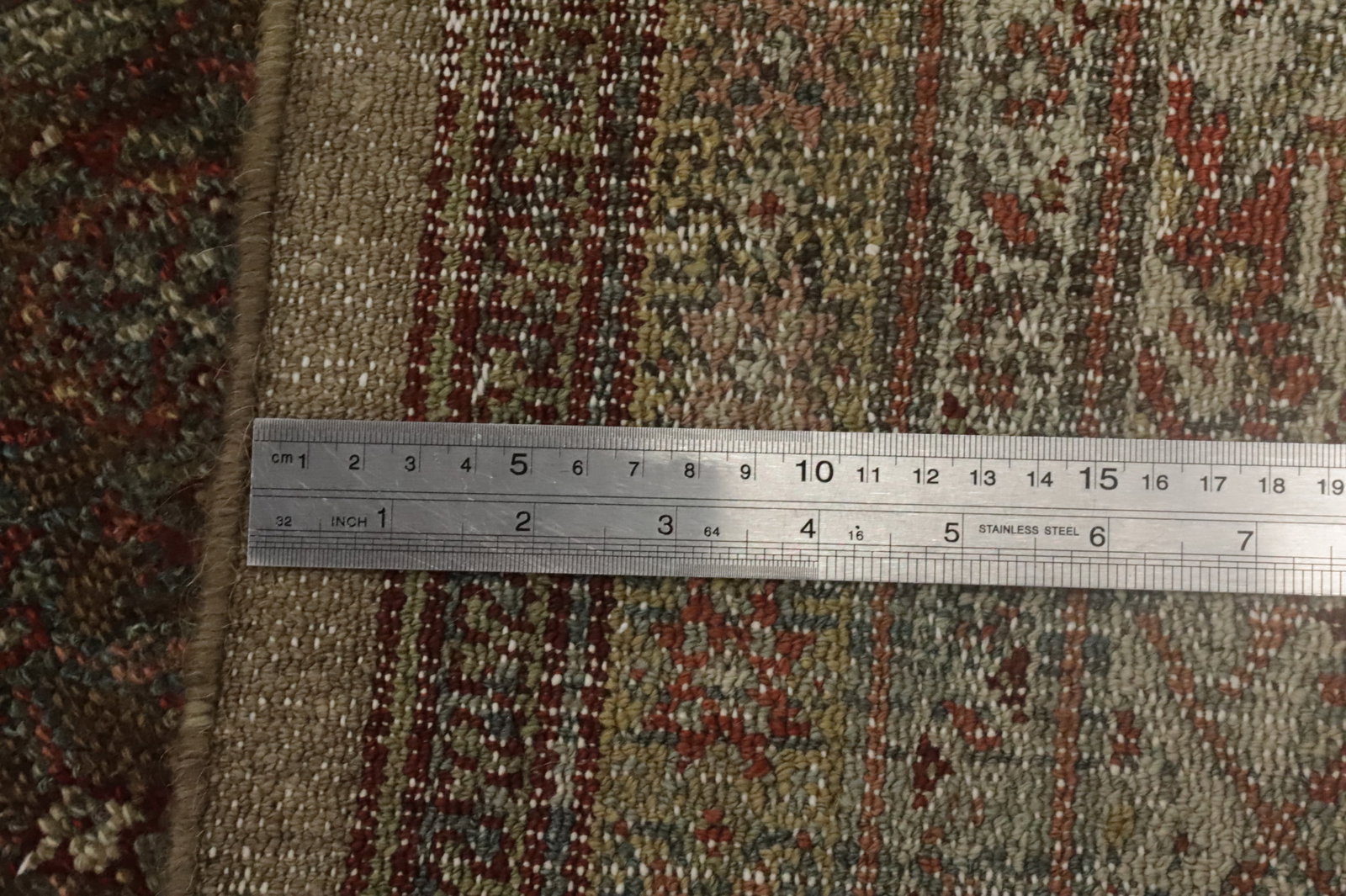 Pre-1900 Vegetable Dye Bibikabad Persian Runner Rug 3x10 - 14